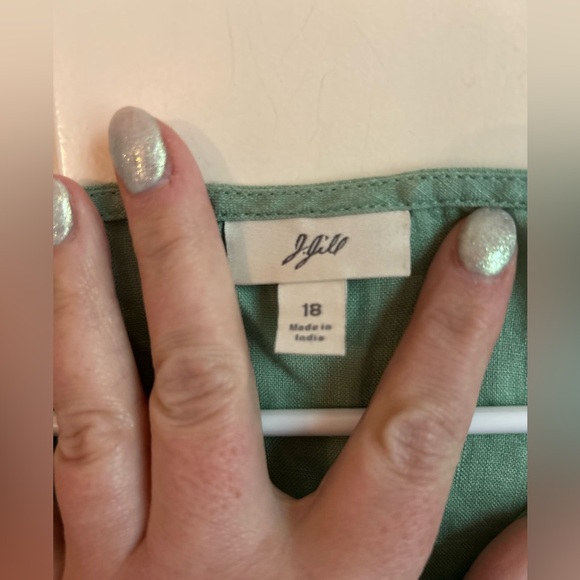 Vintage J Jill Linen Tank - size 18 - Picture 2 of 6